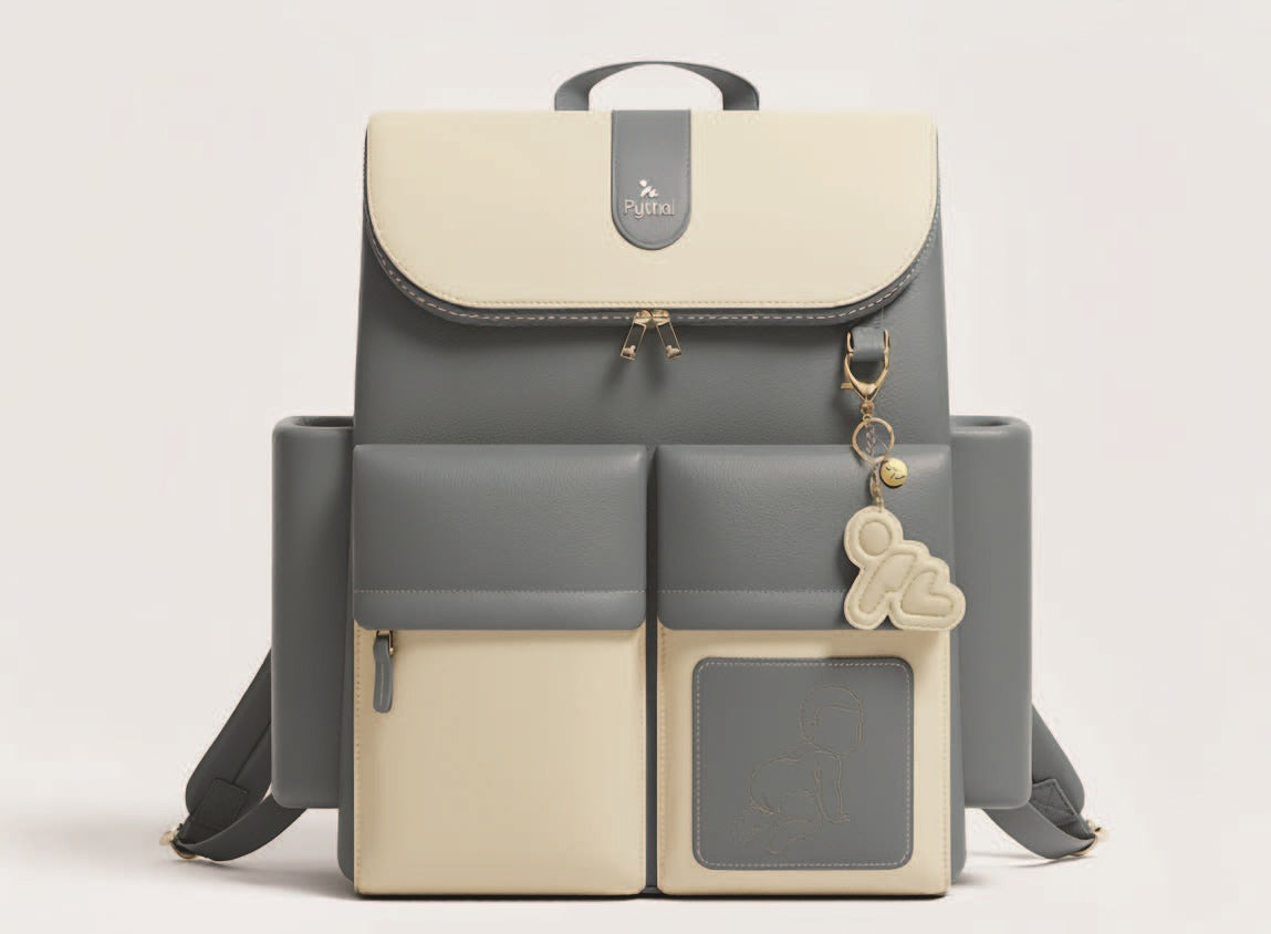 The Pythal Premium Diaper Backpack combines practicality with modern style
