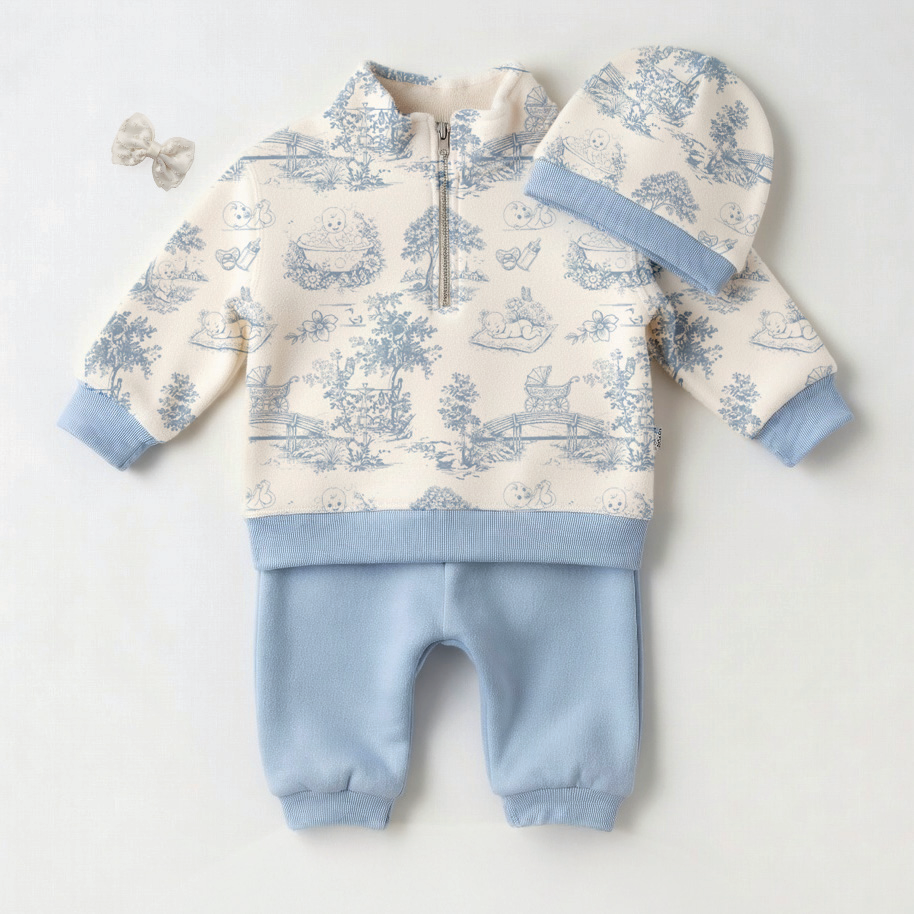Toile de Jouy Pullover Set