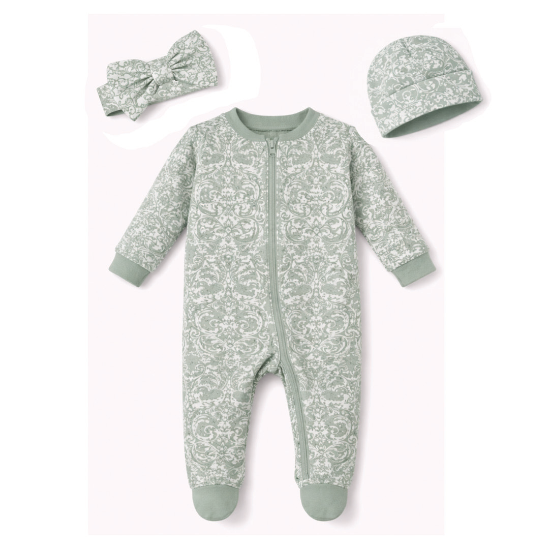 Green Hamper - Retro Bunny