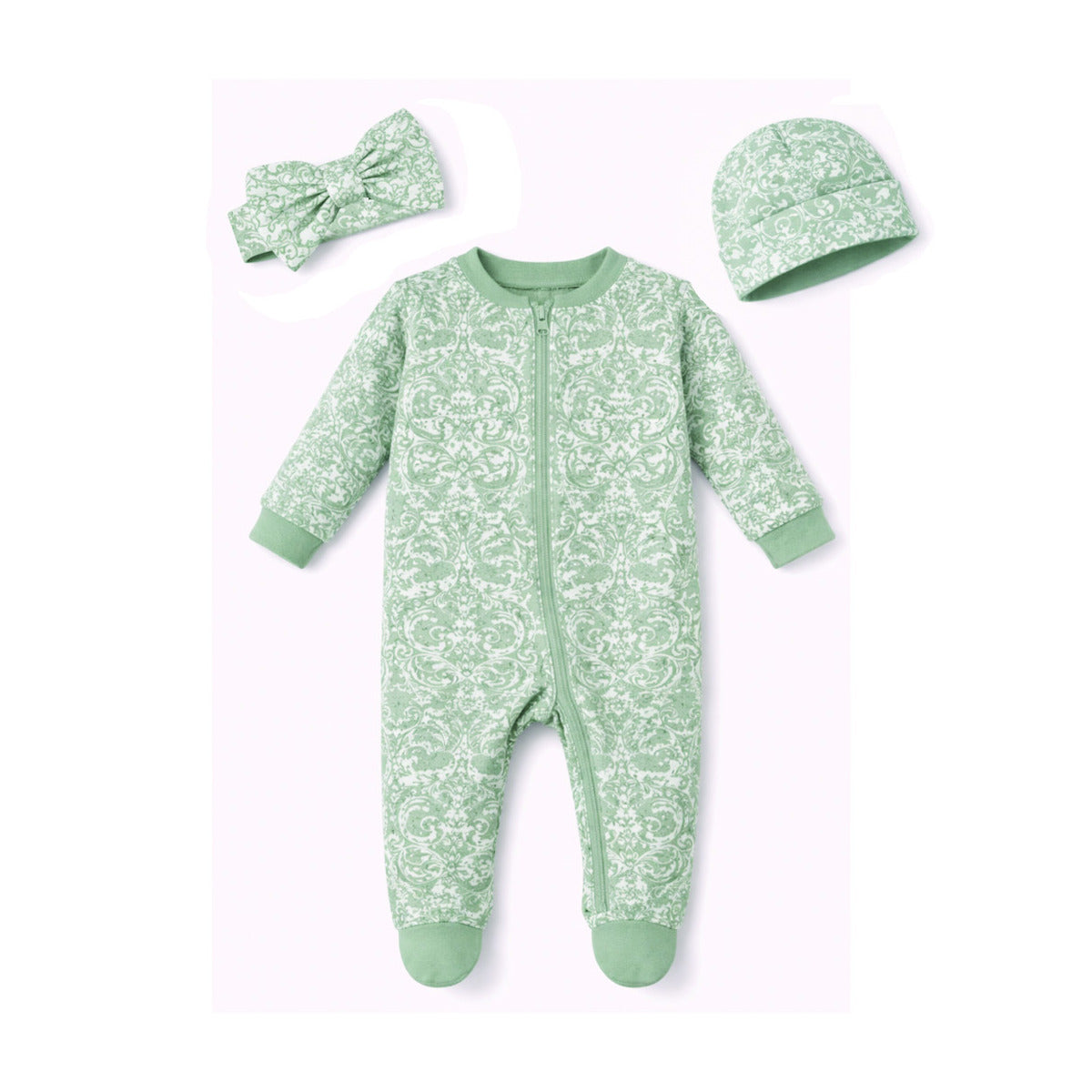 Retro Bunny Baby Night Suit